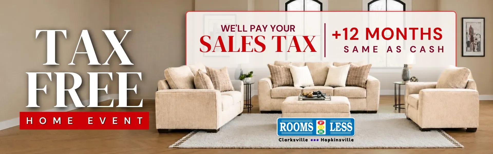 TAX FREE HOME EVENT!!!